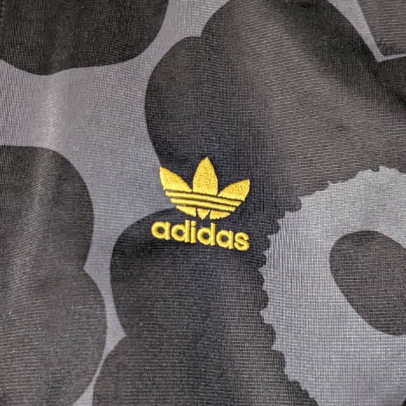Adidas X Marimekko Black and Gold Floral Track Jacket - Picture 3 of 9